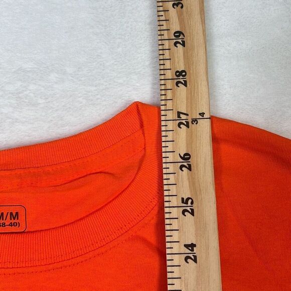 Auburn Tigers college long sleeve Russell Athletic Orange T-shirt Men Medium NWT - Picture 3 of 6